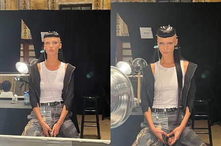 rambut bella gigi hadid