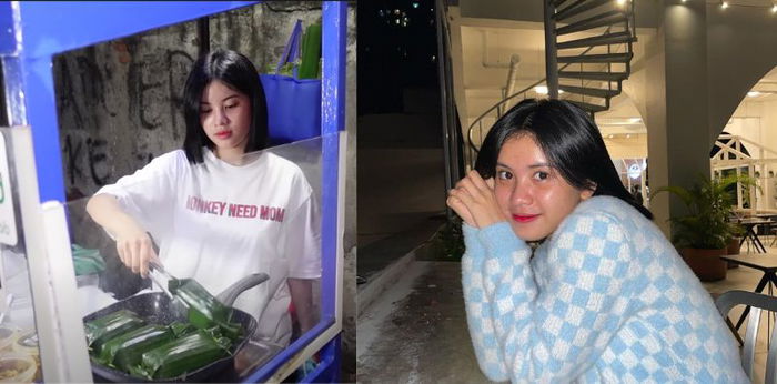 5 Potret Melati eks JKT48 yang Kini Berjualan Nasi Bakar di Pinggir Jalan