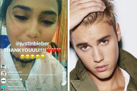 syifa hadju disapa justin bieber
