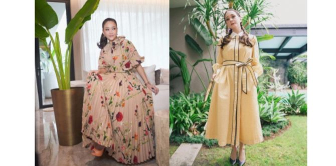 17 Koleksi Dress Maia Estianty, Simpel Elegan dan Harganya Fantastis!