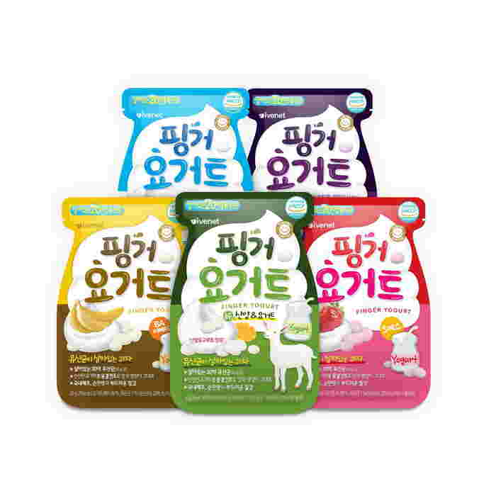 Snack Anak Ivenet Finger Yogurt, permen garing yang mudah lumer