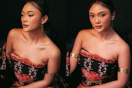 6 Potret Marion Jola Pakai Baju Adat Rote, Tampil Cantik Memesona!