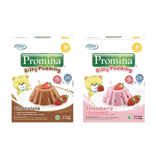 Snack Anak Promina Silky Pudding dilengkapi dengan 11 vitamin