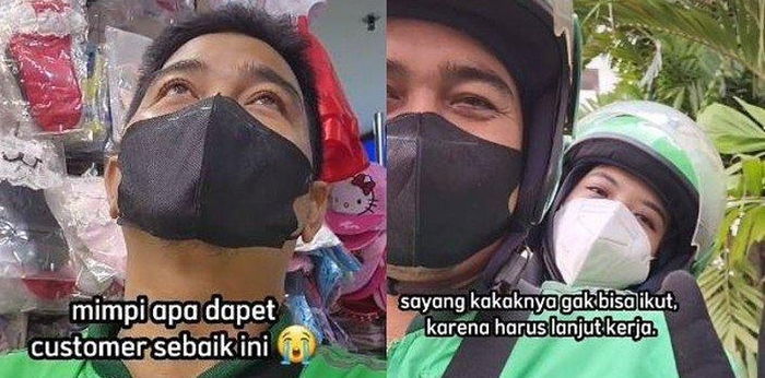 Kisah Anak Driver Ojol Dibelikan Hadiah oleh Pelanggan, Banjir Pujian