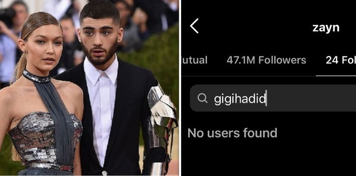 Dekat dengan Leonardo Dicaprio, Gigi Hadid Diunfollow Zayn Malik