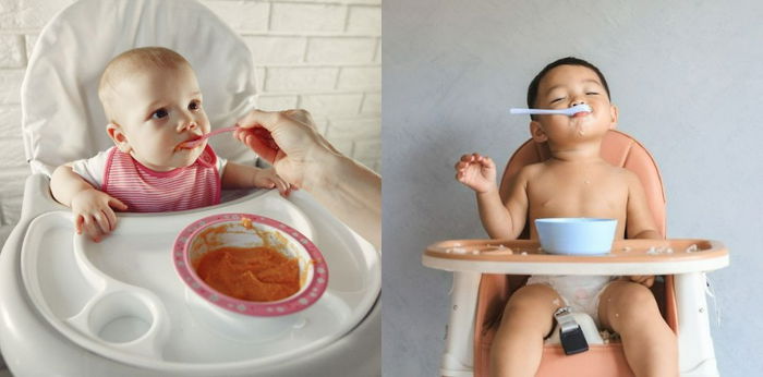 Metode Pemberian MPASI Spoon Feeding Vs Baby Led Weaning, Lebih Baik Mana?