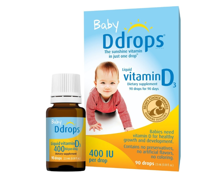 Baby Ddrops Vit. D3 400IU aman dari bahan tambahan