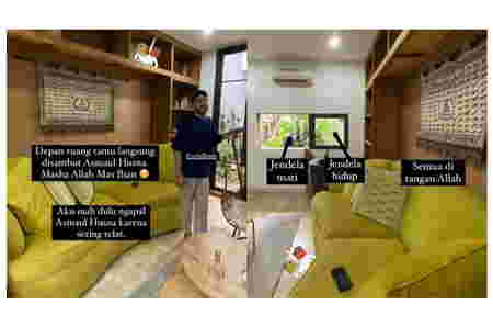 Rumah Refal Hady Bergaya Minimalis, Intip 7 Potretnya!