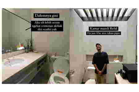 Rumah Refal Hady Bergaya Minimalis, Intip 7 Potretnya!