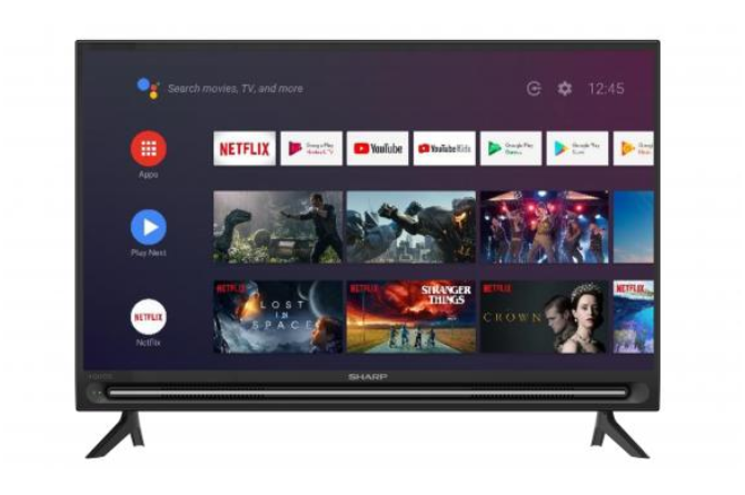 TV LED memiliki fitur Google Assistant pada bagian remote 