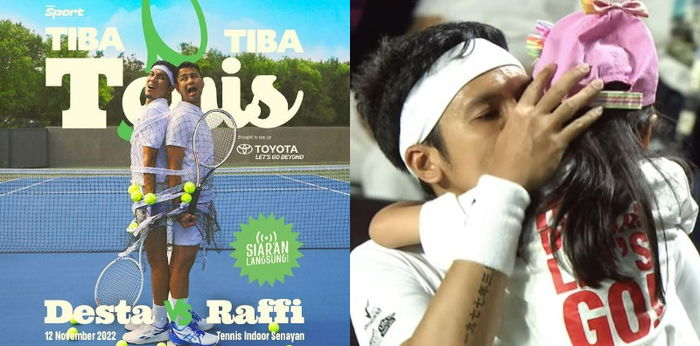Desta Kalah di Tiba-tiba Tenis, Beri Pesan Haru Kepada Anak Soal Kekalahan