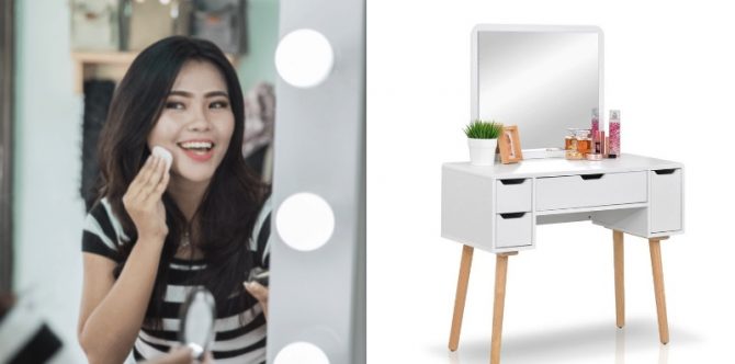 10 Rekomendasi Meja Rias Minimalis Modern di 2023, Berkualitas dan Elegan
