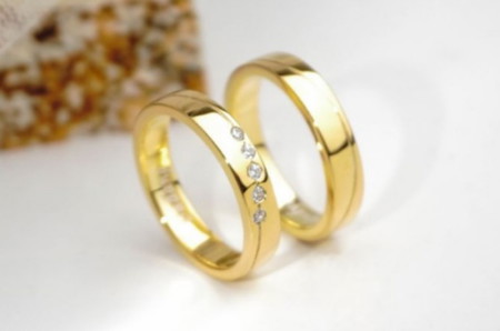 cincin nikah emas