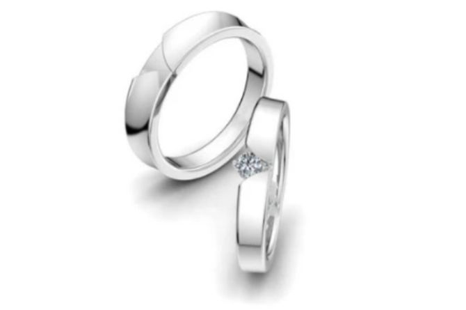 Cincin Berlian Couple Natural Diamond- ALEX'as Jewellery