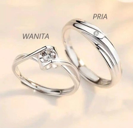 KAL081- cincin palladium couple