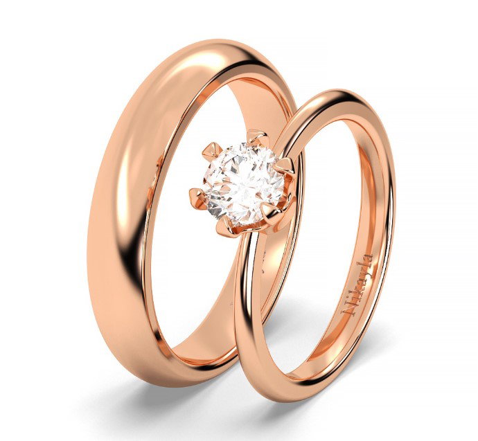 Nikayla Jewelry - Couple Palladium Roman Style