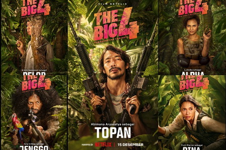6 Fakta Menarik The Big 4, Film Netflix Aksi Komedi Pertama Putri Marino!