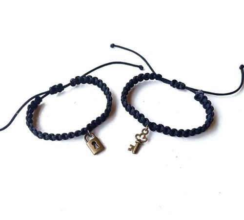 Gelang Couple Gembok Kunci Bronze