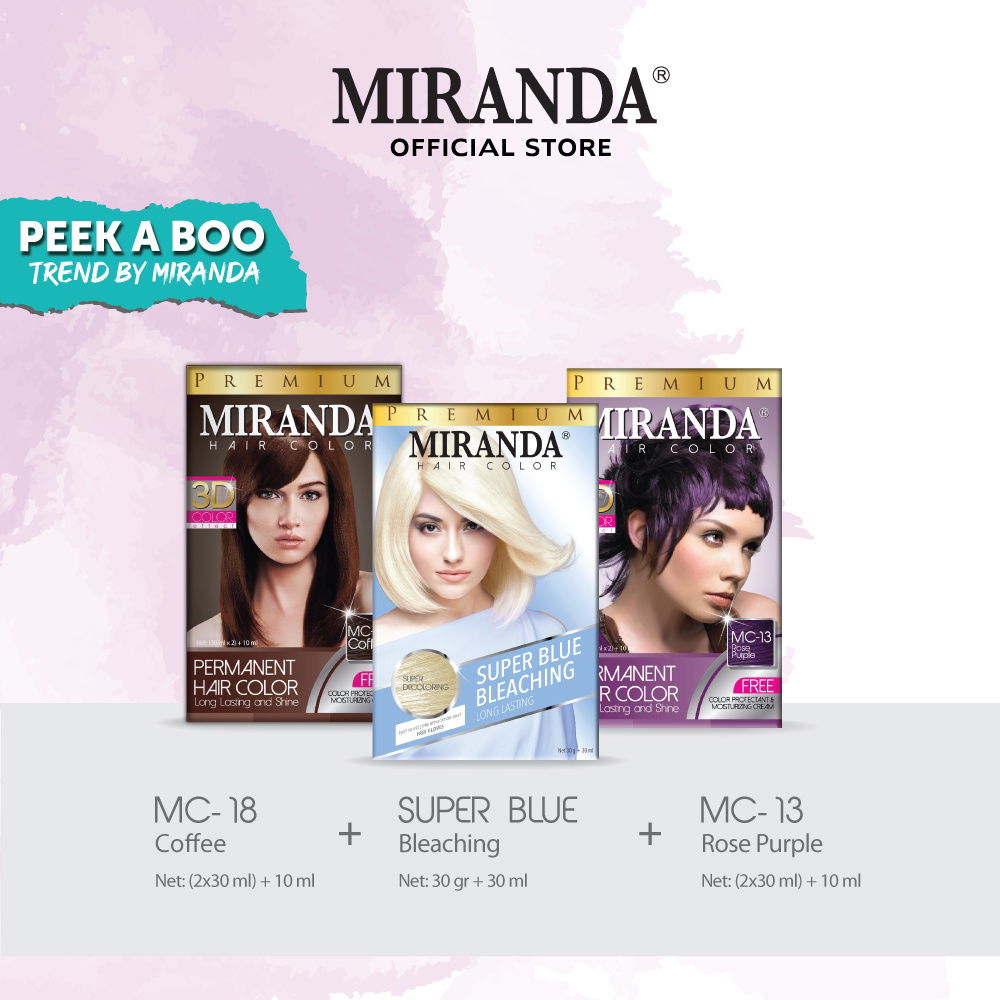 Miranda Peek A Boo Hairstyle Package - Cat Rambut Permanen