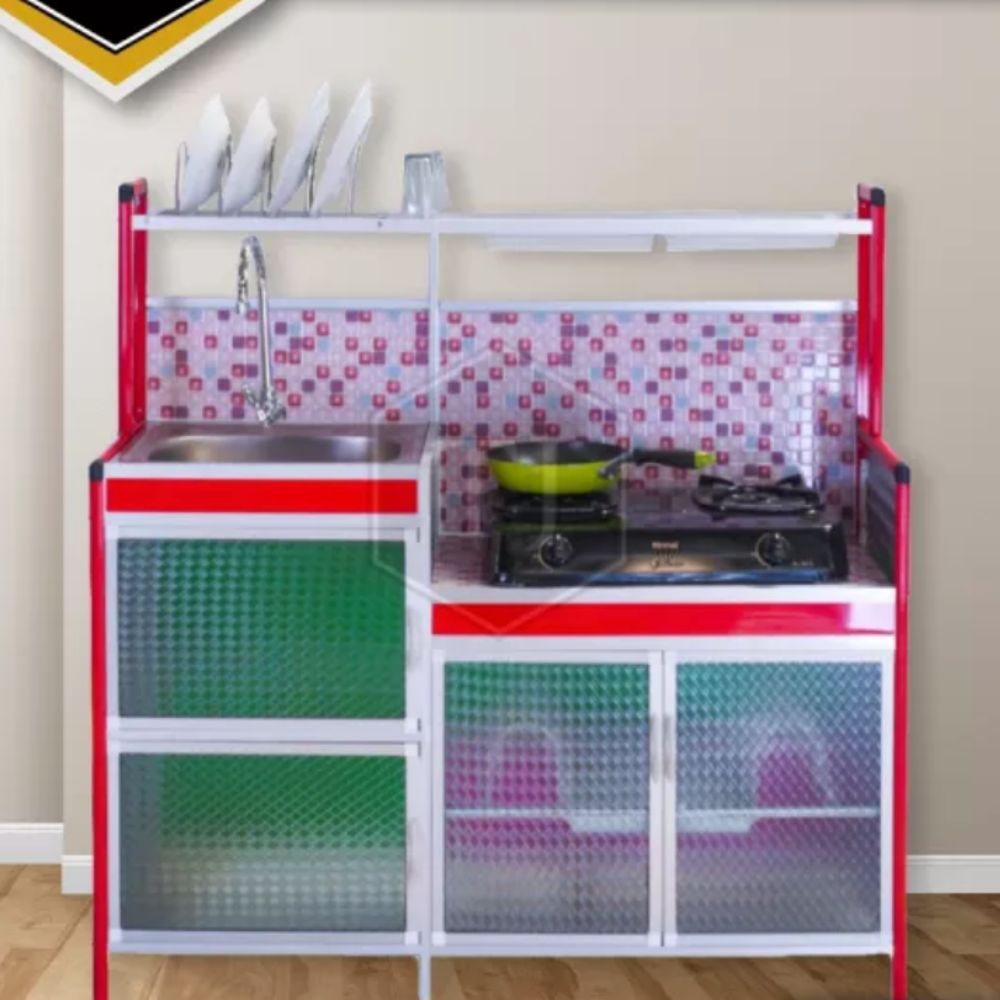 model rak piring kaca terbaru - dapur