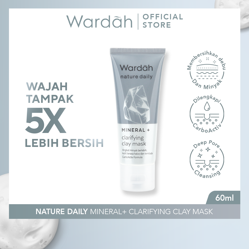 Wardah Mineral+ Clarifying Clay Mask - Beauty