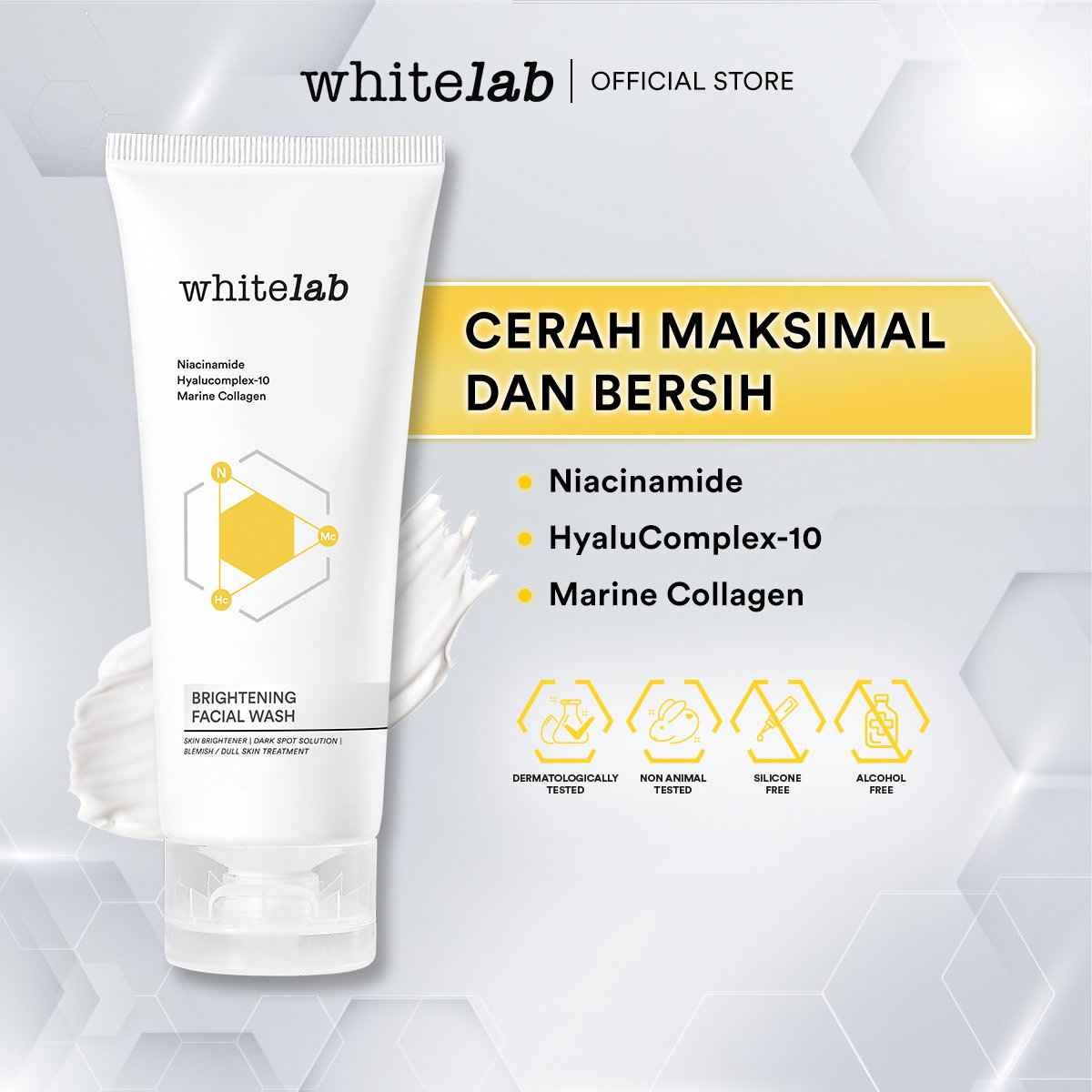 Whitelab Brightening Facial Wash - Beauty
