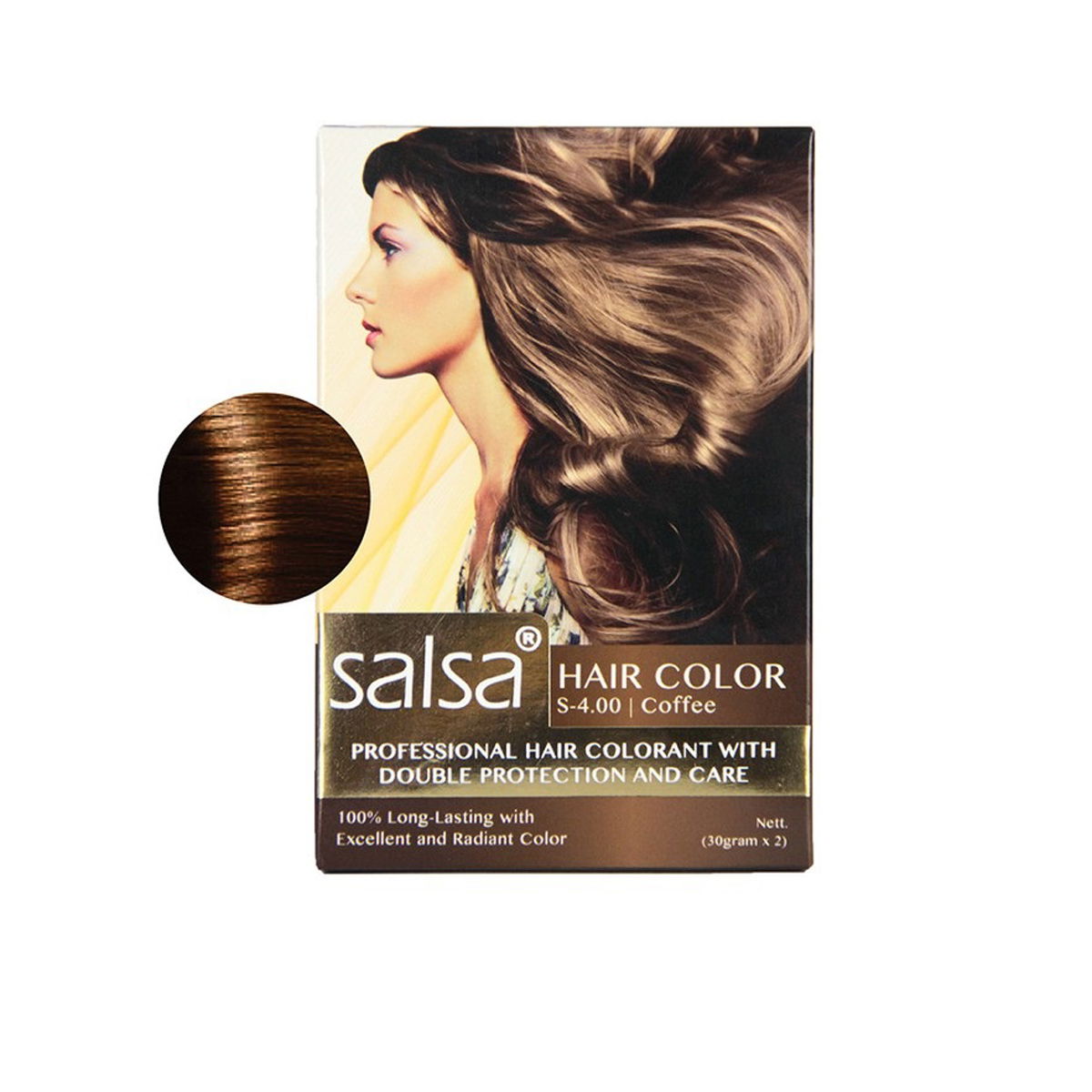 Salsa Hair Color Coffee - cat rambut