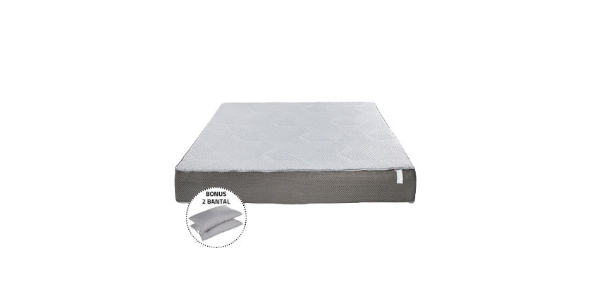 Empat lapisan memory foam untuk tidur berkualitas