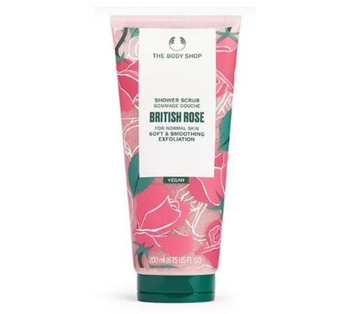 British Rose Shower Scrub