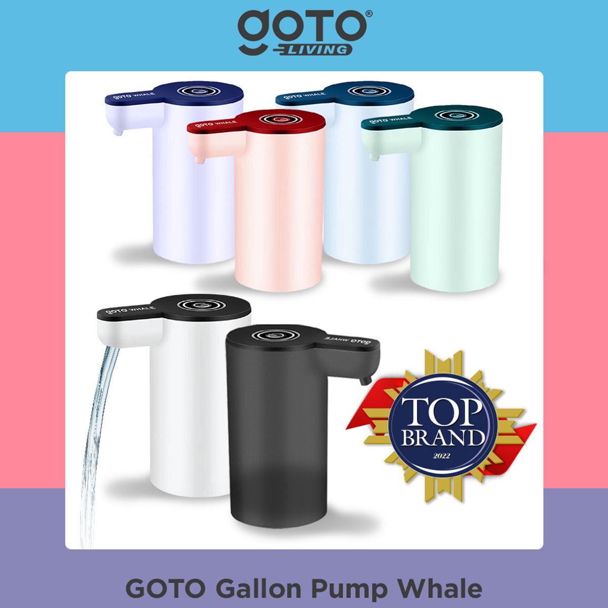 Goto Whale Pompa Galon - pompa galon elektrik terbaik