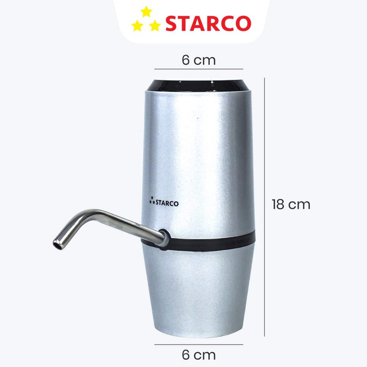 Starco Pompa Galon Elektrik Double Motor Smart Touch - pompa galon elektrik terbaik