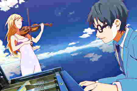 Anime Sekolah - your lie in april