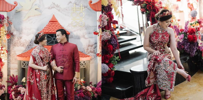 10 Potret Anggun Tina Toon Dilamar Kekasih, Gelar Prosesi Sangjit