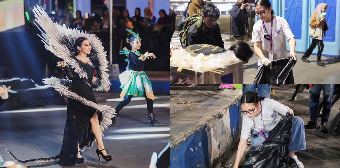 Punguti Sampah setelah Melenggang di JFC 2023, Prilly Latuconsina Tuai Pujian