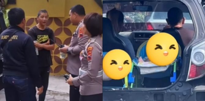 Pengemudi yang Bawa 2 Bayi di Bagasi Mobil Diamankan, Alasannya Tuai Hujatan!