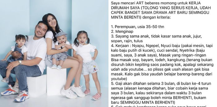 Cleopatra Eks JKT48 Cari ART Viral, Netizen: Ini Sih Namanya Cari Budak
