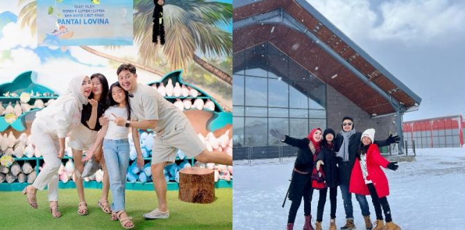 10 Potret Akrab Angga Wijaya dan Anak Sambung, Netizen: Jadi Lebih Kebapakan