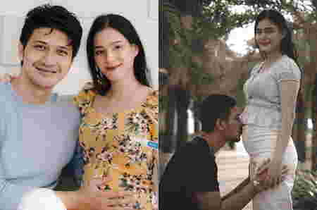 Aditya Zoni dan istri