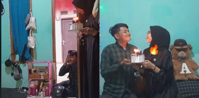 Suami Menangis saat Ulang Tahun, Terharu Ultahnya Dirayakan oleh Istri