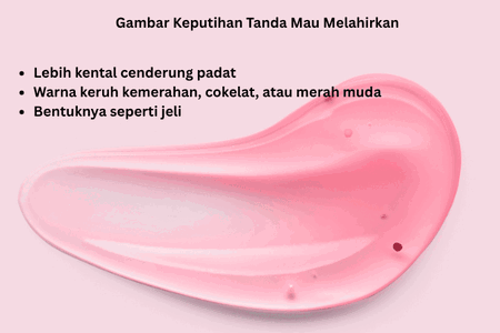 gambar keputihan tanda mau melahirkan