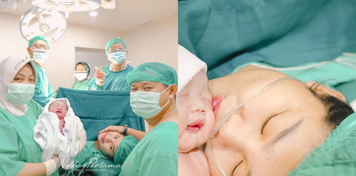 Momen Rosa Meldianti Melahirkan Anak Pertama, Lebih Cepat dari HPL