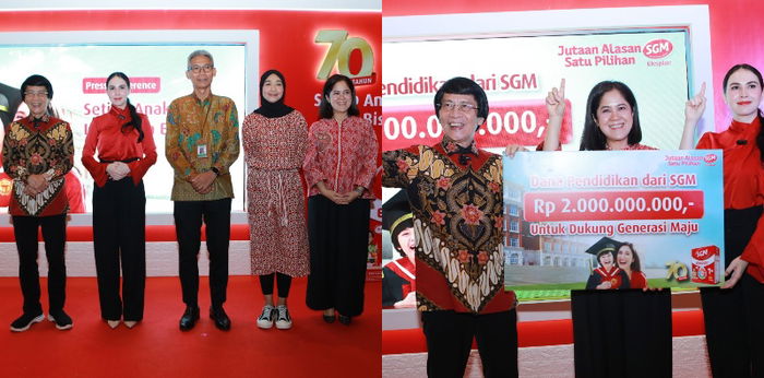 Jawab Tantangan Pendidikan di Indonesia, SGM Berikan Bantuan Dana Bagi 70 Anak Indonesia