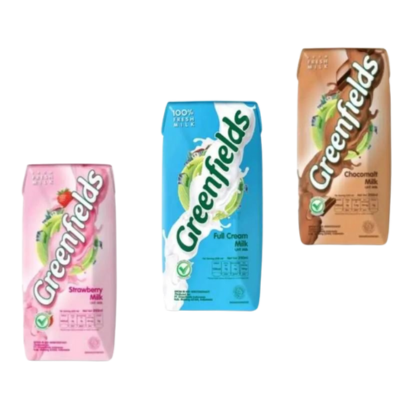 Greenfields UHT Fresh Milk susu cair uht