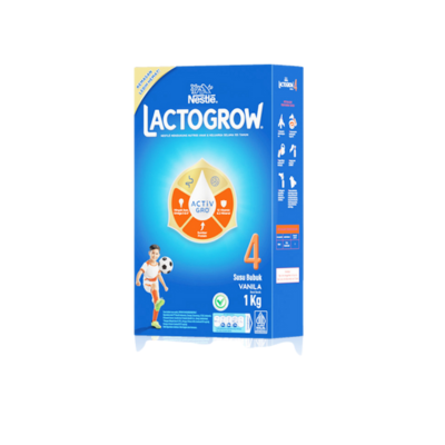 LACTOGROW 4 susu rendah gula untuk anak 4 tahun