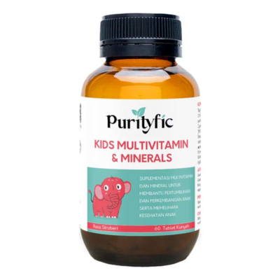 Purityfic Kids Multivitamin & Minerals Vitamin untuk Anak yang Sering Sakit