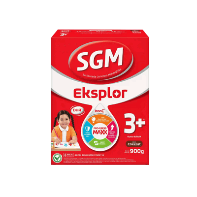 SGM Eksplor 3+ susu rendah gula 5 tahun