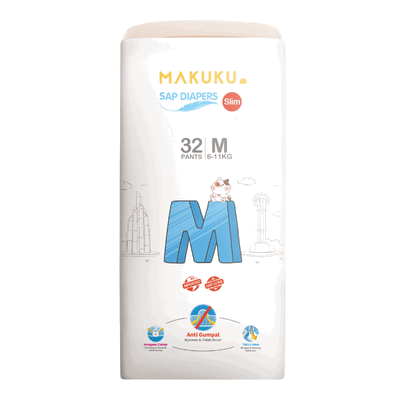 MAKUKU Slim Newborn popok bayi yang bagus