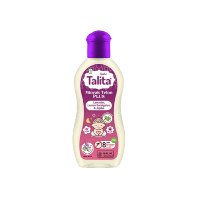 Talita Minyak Telon Plus Lavender, Lemon Eucalyptus & Jojoba