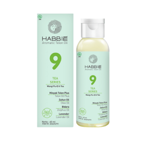 Habbie Aromatic Telon Oil Tea Series minyak telon bayi yang paling wangi