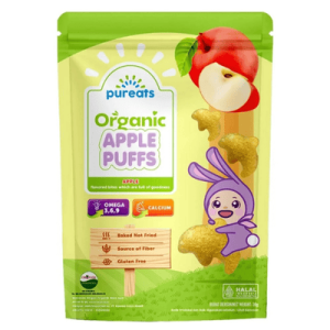 Pureats Organic Puffs biskuit bayi 6 bulan yang bikin gemuk